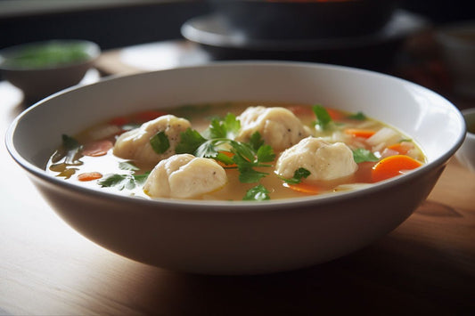 Hühnerknödel Suppe Eine seelenwärmende Suppe Freude