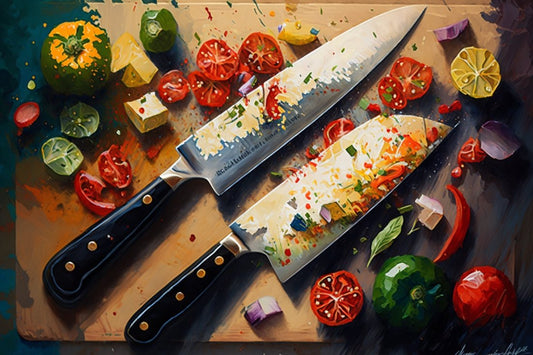 Santoku gegen Chef -Messer: Ein umfassender Vergleich