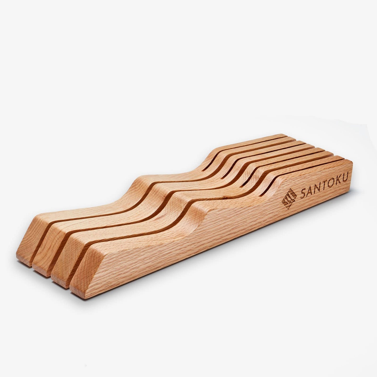 Küchenmesserschublade | Tabletop -Holzorganisator