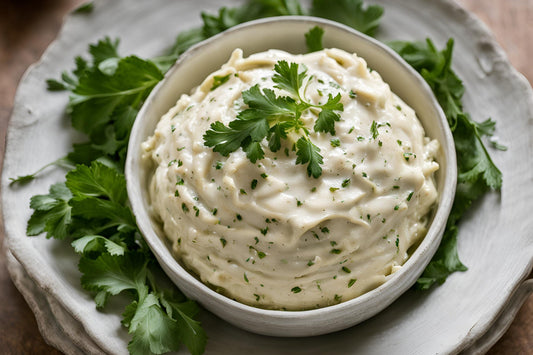 Cremiger Sellerie -Remoulade -Salat