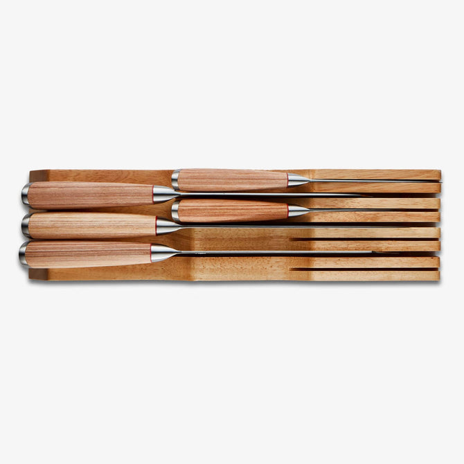 Küchenmesserschublade | Tisch-Organizer aus Holz