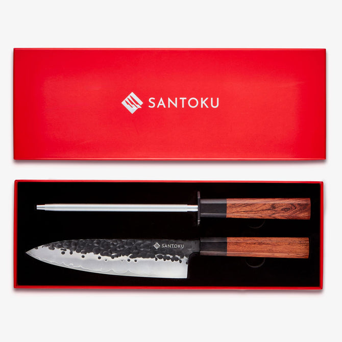 Minato Box Set Chef Messer & Stahlset