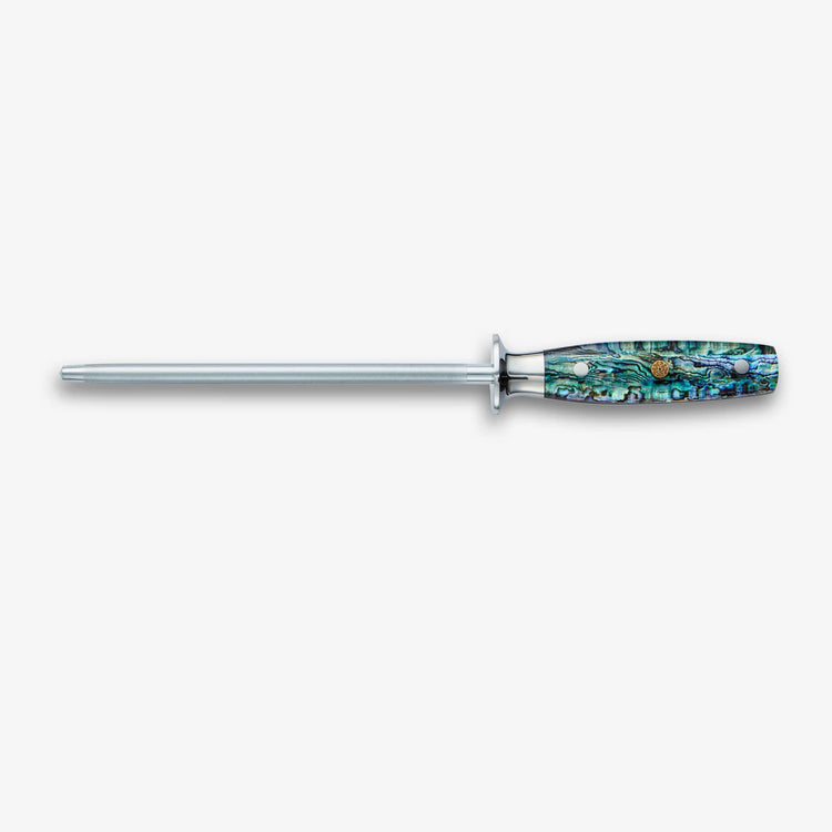 Chikashi Damaststahl-Messerset mit Abalone-Griff